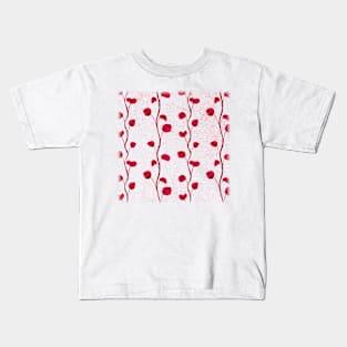 Magenta Monstera Deliciosa Kids T-Shirt